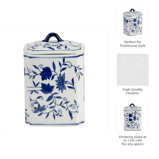 Floral Lidded Jar