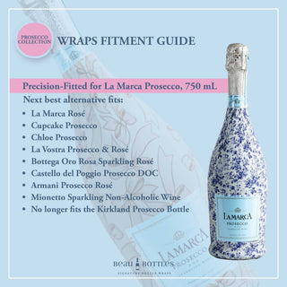Tan Leopard Prosecco Bottle Wrap