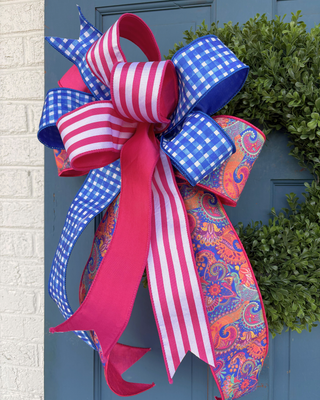 Paisley Pop Bow