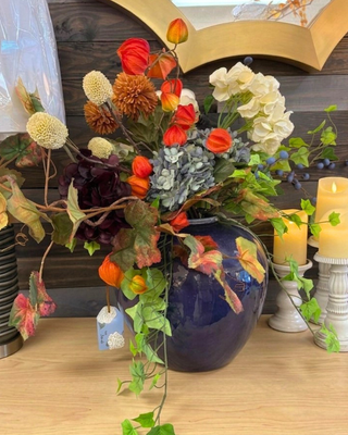 Fall Garden Drop-In Faux Arrangement