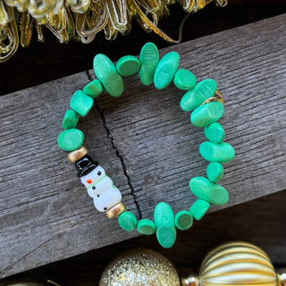 Snowman Christmas Bracelet