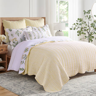 Daffodil Quilt Euro Sham Set 2