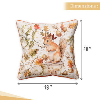 18" Decorative Throw Pillow Cover Pumpkin Passion