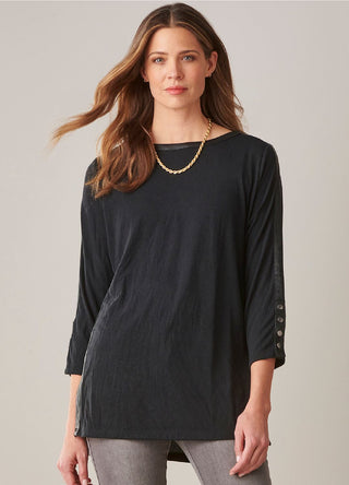 Moto Long Sleeve Top