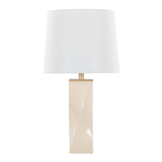 Curvo 27" Cream Lamp