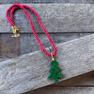 Christmas Rope Necklace Tree
