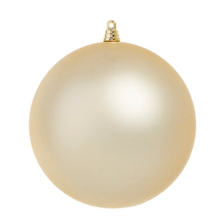6" Matte Champagne Ornament