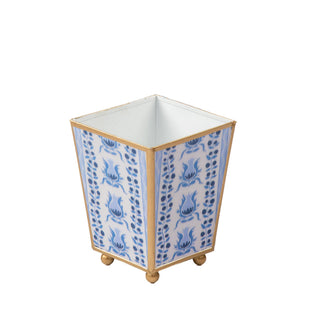 6" Pomegranate Square Cachepot Planter