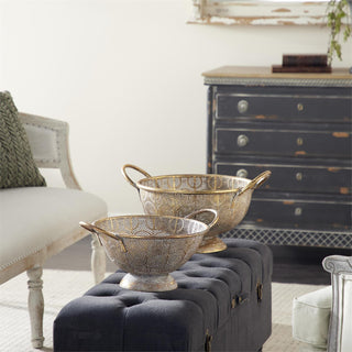 Gold Metal Decorative Bowl