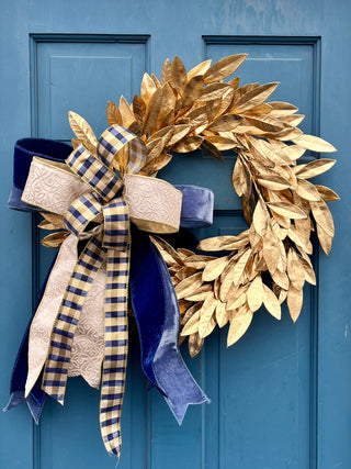 Gold Bay Leaf Wreath
