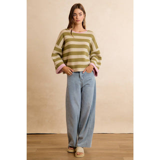 Stripe Reversible Sweater