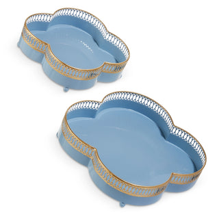 Blue Scallop Tray