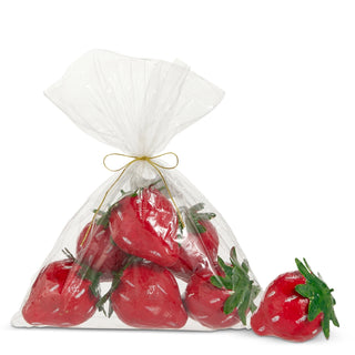 Paper Mache Strawberries Bag