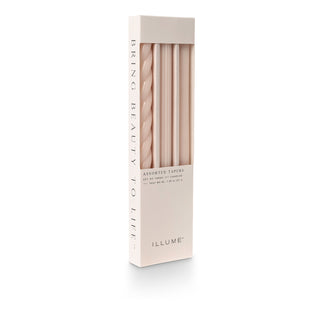 Asst Candle Taper S/3 Blush