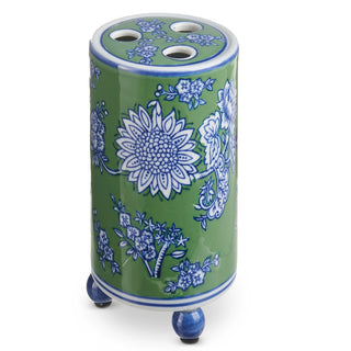 Green and Blue Tulip Vase