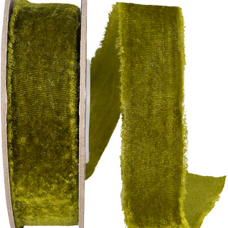 1" Frayed Velvet Ribbon