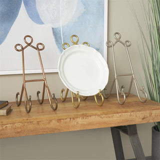 15" Metal Scroll Easel