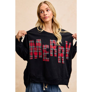 Plaid Christmas Sweatshirt