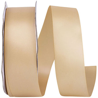 1.5" Tan Satin Ribbon