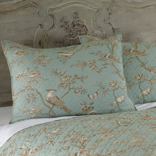 French Toile Quilt Set