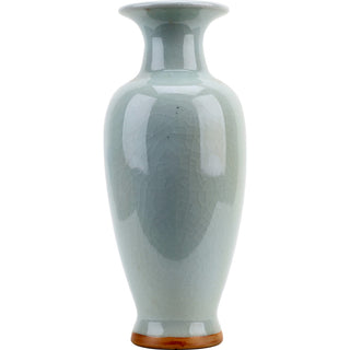 Porcelain Vase L Blue 14.5"