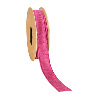 1" Dupioni Ribbon Copper Brown