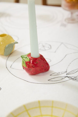 Strawberry Taper Candleholder