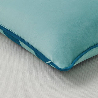 Indoor/Outdoor Pillow Covers Blue/Lt Blue 22"