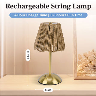 Rechargeable Woven Lamp
