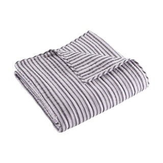 Nautical Stripe Quilted Throw