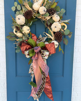 Velvet Glam Fall Bow