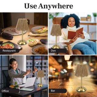 Rechargeable Woven Lamp