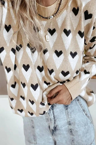 Heart Loose Fit Sweater Pre Order