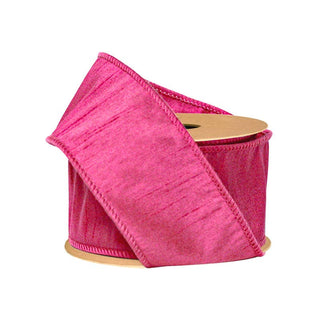 2.5" Dupioni Ribbon H. Pink