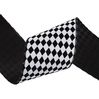 4" Glitter Diamonds Ribbon MC