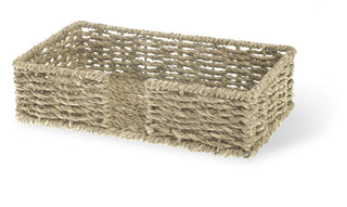 Guest Towel Seagrass Caddy