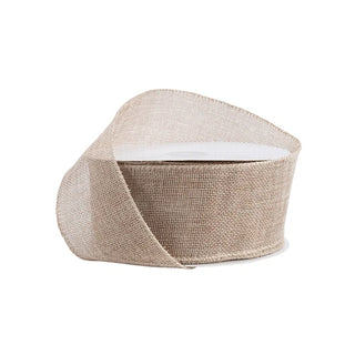 2.5" Wired Burlap Ribbon