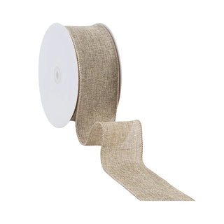 2.5" Wired Burlap Ribbon