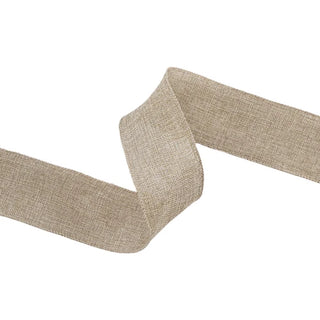 2.5" Wired Burlap Ribbon