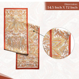 72" Paisley Table Runner