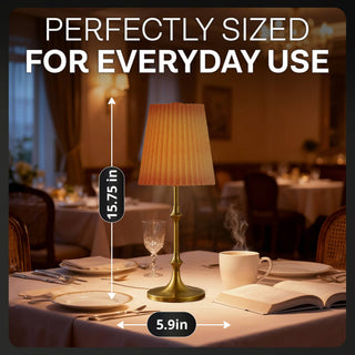 Taupe 16" Rechargeable LED Lamp