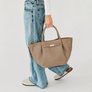 Teagan Tote Bag Taupe