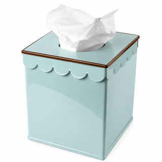 Metal Tissue Cover - Aqua