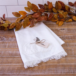 White Pumpkin Tea Towels