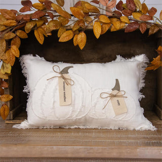 White Pumpkin Pillow