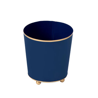4" Round Cachepot Planter Indigo Blue