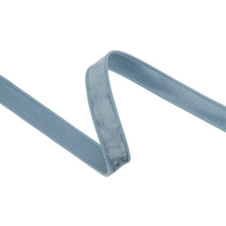 1" Velvet Ribbon Blue
