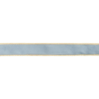 1" Velvet Ribbon Capri Blue