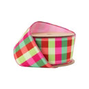 2.5" Velvet Ribbon Plaid