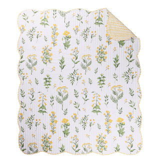 Daffodil Quilted Throw